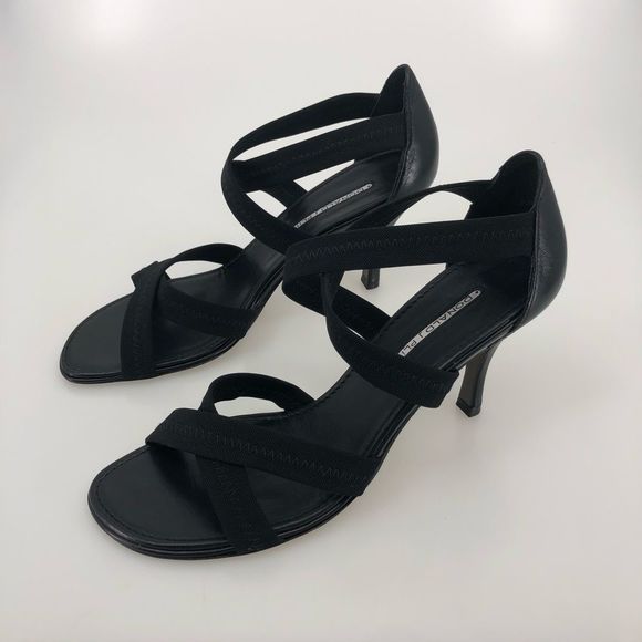 Donald J Pliner Black Jula Strappy Heeled Sandals - Picture 9 of 11